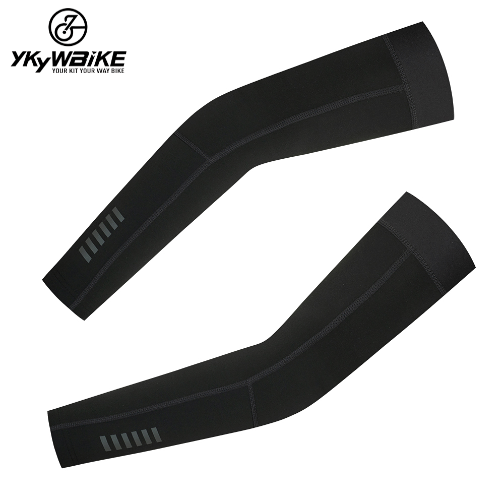 Cycling Arm Warmers - YKYWBIKE ปลอกแขนกันหนาวผ้าฟลีซสำหรับฤดูหนาว ปลอกแขนกีฬาระบายอากาศ ปลอกข้อศอกสำหรับออกกำลังกาย ปลอกแขนสำหรับปั่นจักรยาน วิ่ง