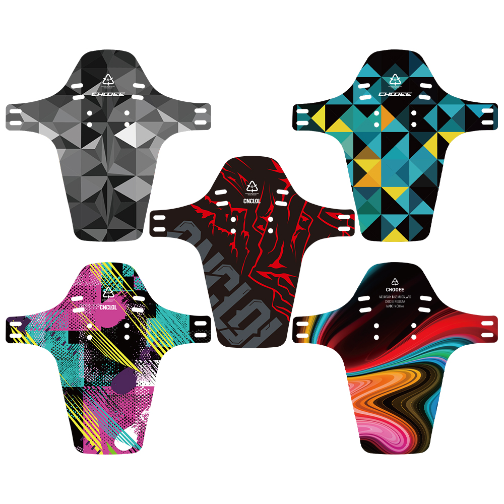 Bike Fender Set - CHOOEE บังโคลนจักรยานพับได้สำหรับจักรยานเสือภูเขาและจักรยานถนน - บังโคลนจักรยานพร้อมบังโคลนล้อหน้า/หลัง อุปกรณ์เสริมสำหรับจักรยาน