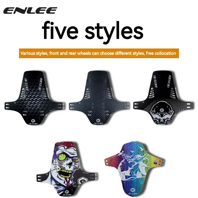 Bike Fender Set - ENLEE บังโคลนจักรยานล้อยางหน้า/หลัง Universal Mudguard Mtb Road