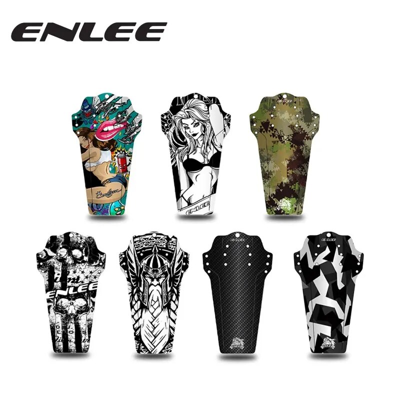 Bike Fender Set - ENLEE บังโคลนจักรยานล้อยางหน้า/หลัง Universal Mudguard Mtb Road