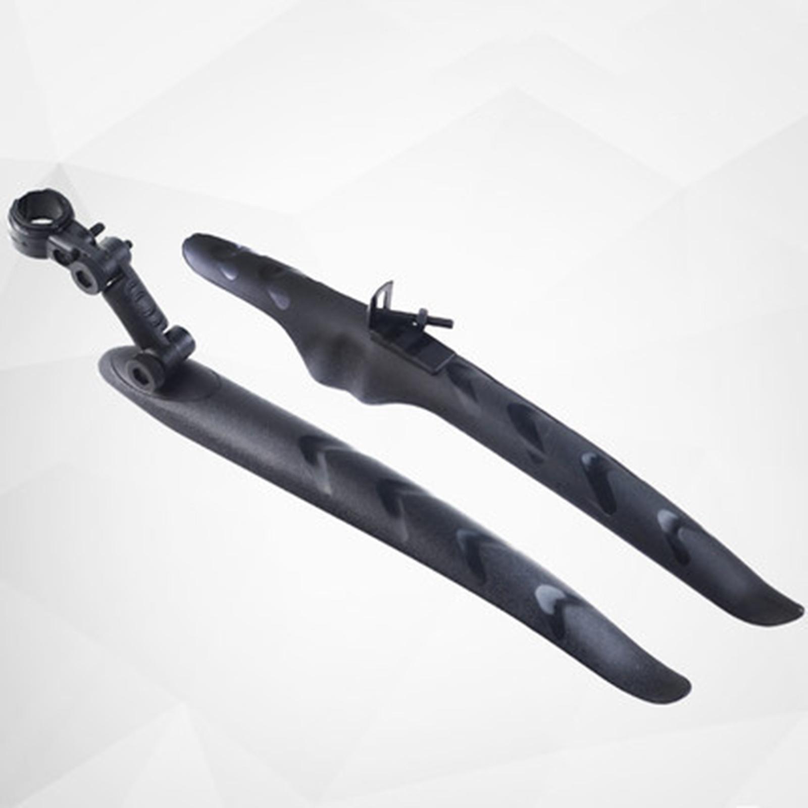 Bike Fender Set - บังโคลนจักรยานบังโคลนจักรยาน 700cc ปฏิบัติปรับทนทานสากลด้านหน้าด้านหลังชุดสําหรับกลางแจ้ง MTB อุปกรณ์ทดแทน
