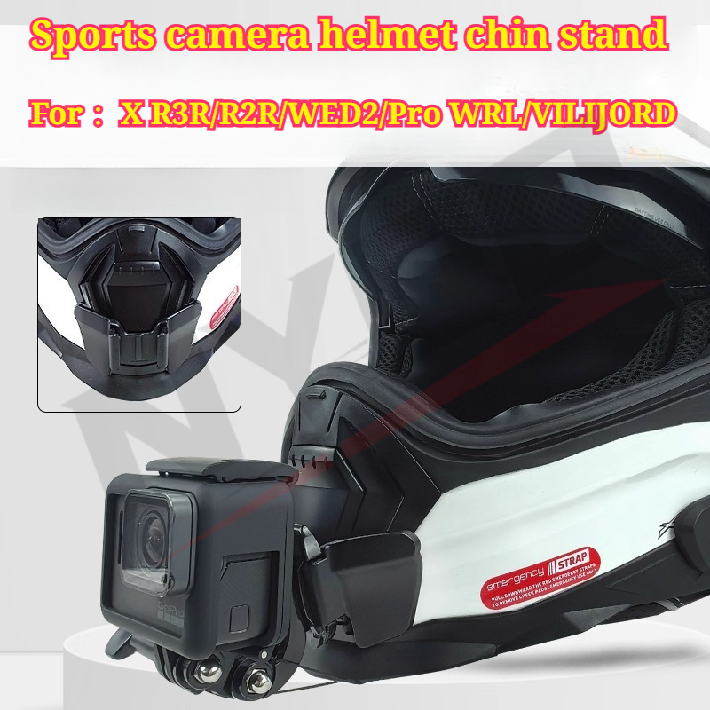 Cycling Gear Helmet - อุปกรณ์ยึดคางสำหรับหมวกกันน็อค X.WED2/Pro WRL/XR2/R3R/VILIJORD สำหรับกล้องกีฬา Gopro Insta360