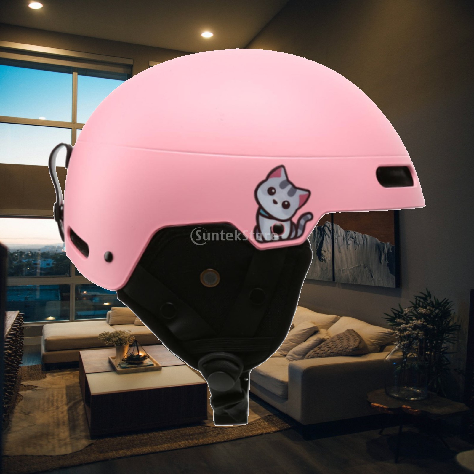 Bicycle Helmet - หมวกกันน็อคสกีแบบปรับได้ หมวกกันน็อคสำหรับปั่นจักรยาน ขี่จักรยาน ปั่นจักรยานบนถนน