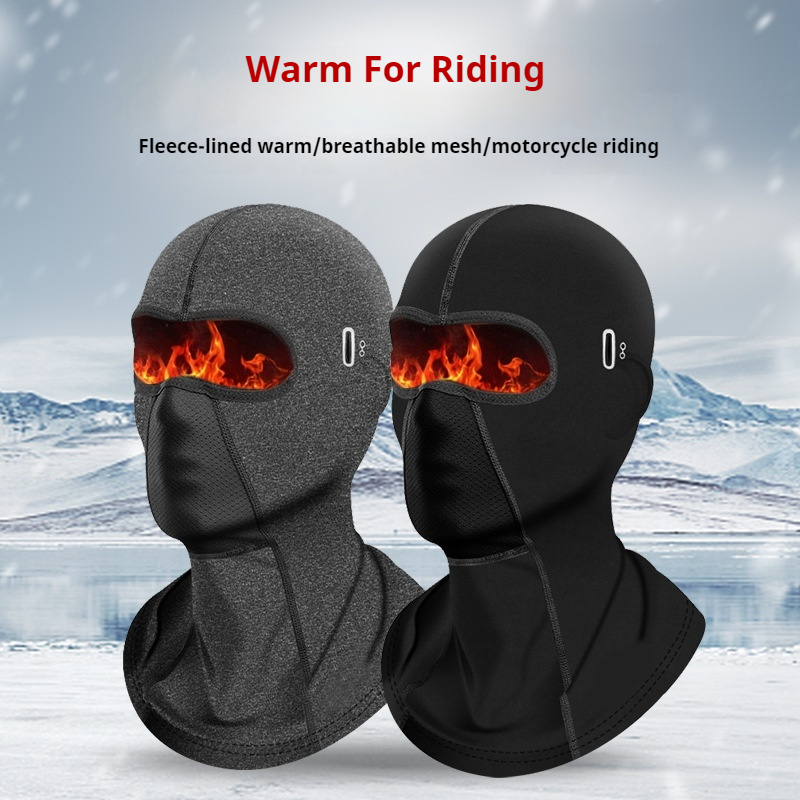 Cycling Gear Helmet - ขี่จักรยานไหมพรมกลางแจ้งขี่หมวกกันน็อครถจักรยานยนต์ที่อบอุ่นระบายอากาศน้ําแข็งWindproofผ้าพันคอเย็นป้องกันใบหน้าหน้ากากสกีฤดูหนาว