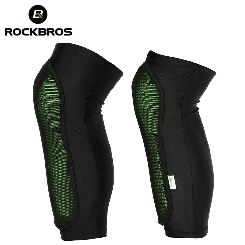 Cycling Arm Warmers - ROCKBROS สนับเข่าสำหรับขี่จักรยาน MTB, สนับเข่าหุ้มขาสำหรับใส่ขี่จักรยานเดินป่าตั้งแคมป์ฟุตบอล