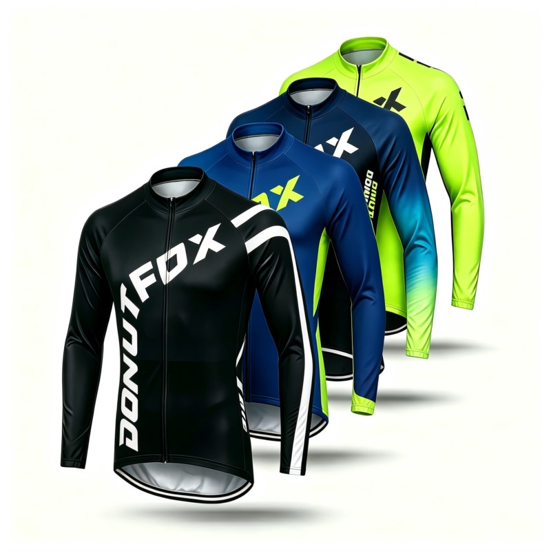 Cycling Bib Shorts - เสื้อเจอร์ซีย์ MTB แขนยาวสำหรับผู้ชายและกางเกงปั่นจักรยาน แห้งเร็ว ชิ้นเดียวหรือชุดเข้าชุดสำหรับการปั่นจักรยานเสือภูเขาและมอเตอร์ครอส