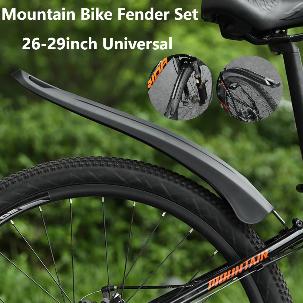 Bike Fender Set - 2pcs จักรยาน Fender PP พลาสติกสําหรับ MTB