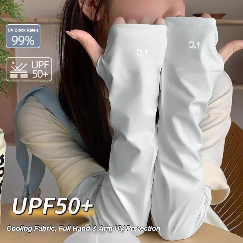 ปลอกแขนกันแดดสำหรับผู้หญิง ผ้า - Cycling Arm Warmers บทวิจารณ์และราคา