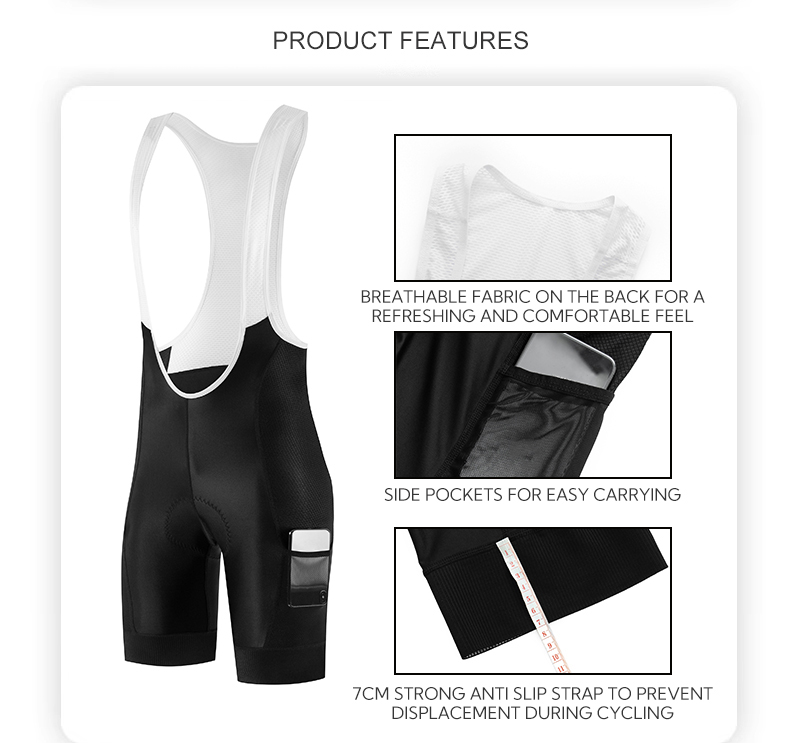 กางเกงปั่นจักรยานแบบมีสายรัดเอ - Cycling Bib Shorts บทวิจารณ์และราคา