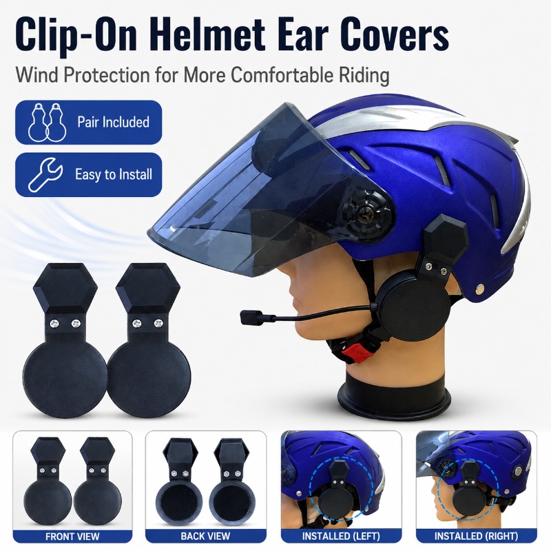 ที่ครอบหูแบบหนีบสำหรับหมวกกันน - Bicycle Helmet บทวิจารณ์และราคา