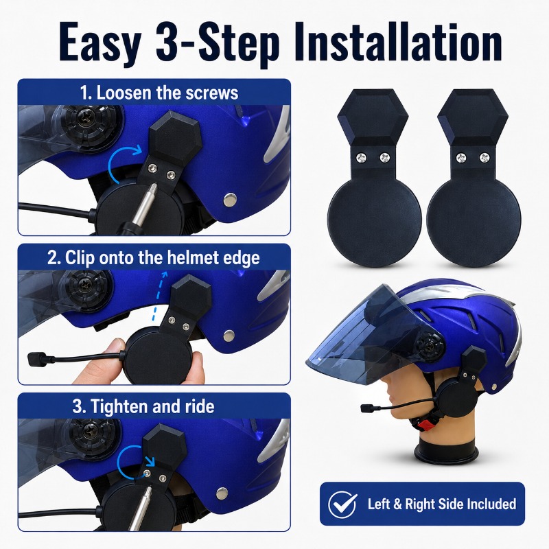 ที่ครอบหูแบบหนีบสำหรับหมวกกันน - Bicycle Helmet บทวิจารณ์และราคา