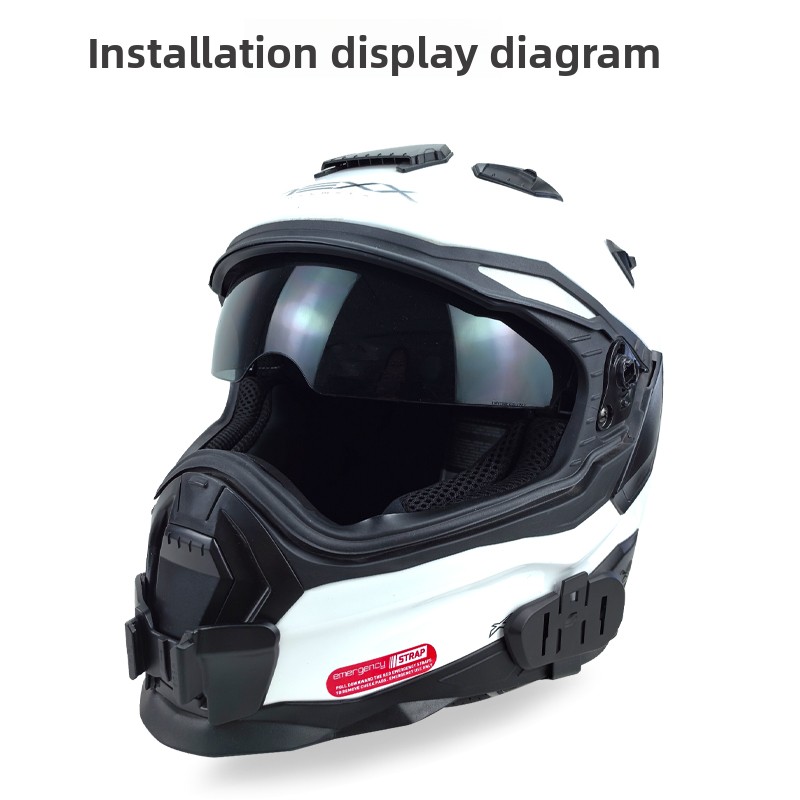 อุปกรณ์ยึดคางสำหรับหมวกกันน็อค - Cycling Gear Helmet บทวิจารณ์และราคา