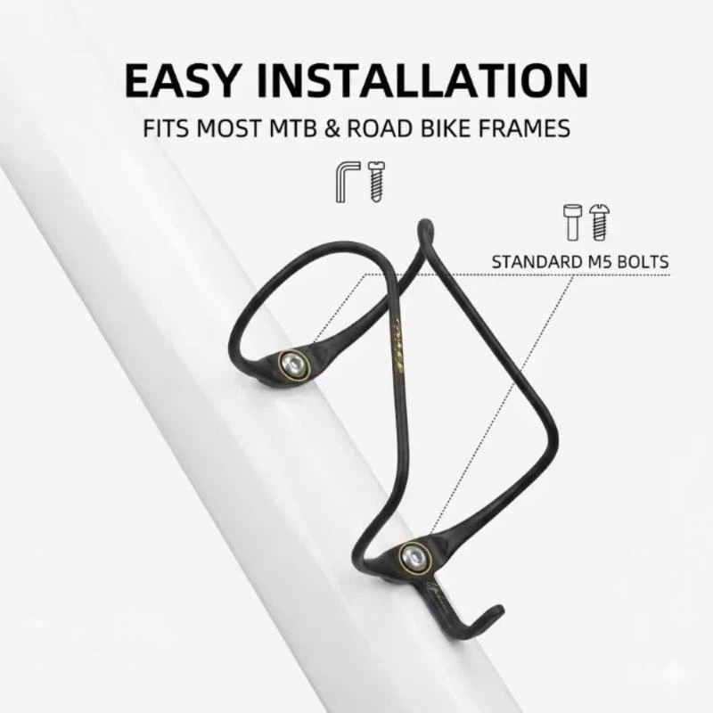ที่ใส่ขวดน้ำจักรยานคาร์บอนไฟเบ - Cycling Gear Holder บทวิจารณ์และราคา