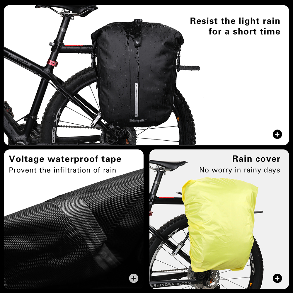 Rhinowalk จักรยานกันน้ำ Pannie - Cycling Gear Storage Rack บทวิจารณ์และราคา
