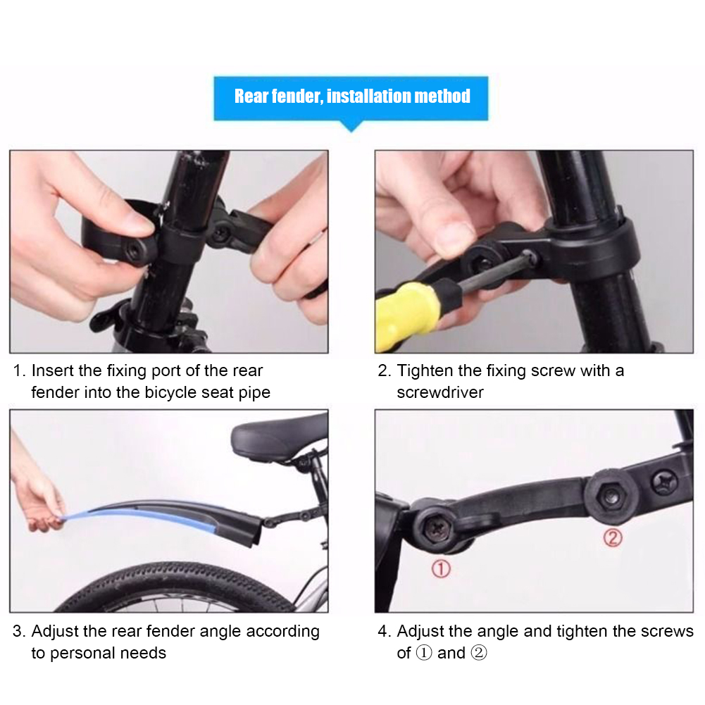 ชุดบังโคลนจักรยานเสือภูเขา2ชิ้ - Bike Fender Set บทวิจารณ์และราคา
