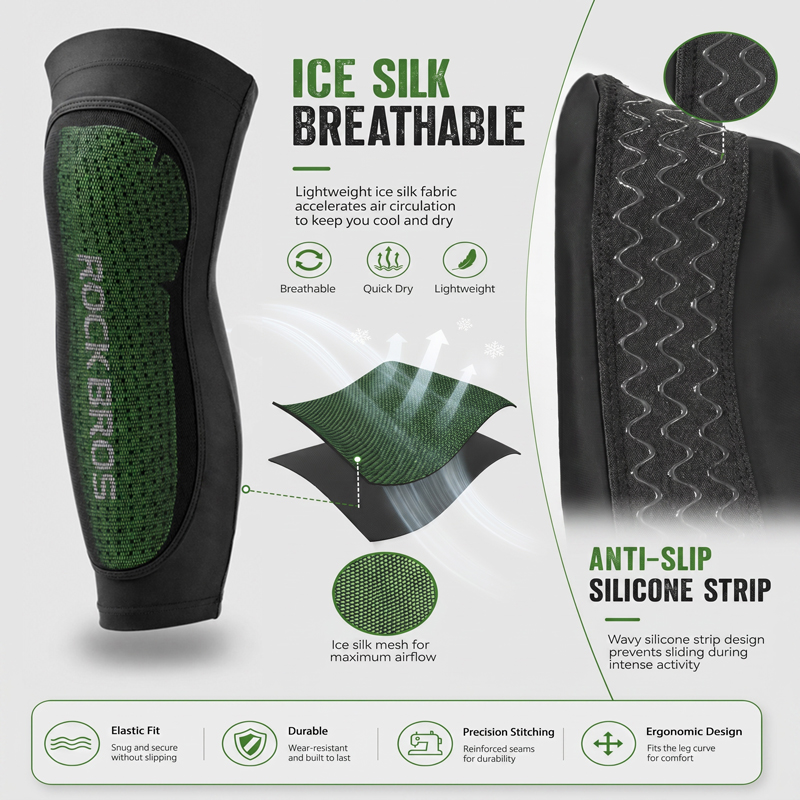 ROCKBROS สนับเข่าสำหรับขี่จักร - Cycling Arm Warmers บทวิจารณ์และราคา