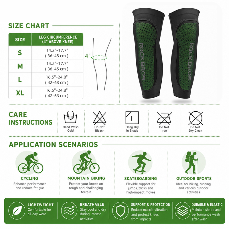 ROCKBROS สนับเข่าสำหรับขี่จักร - Cycling Arm Warmers บทวิจารณ์และราคา