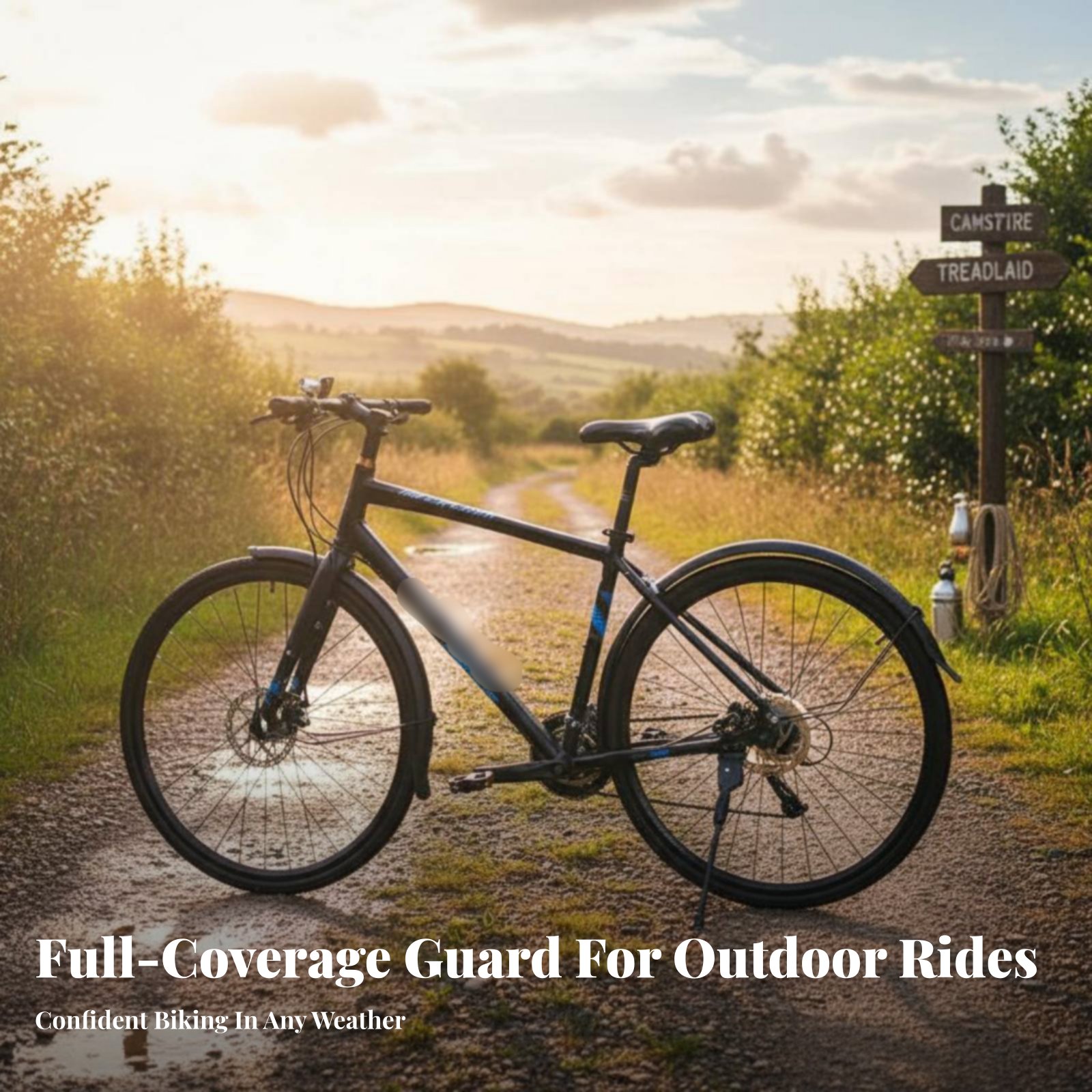 ชุดบังโคลนแบบครอบคลุมเต็มรูปแบ - Bike Fender Set บทวิจารณ์และราคา