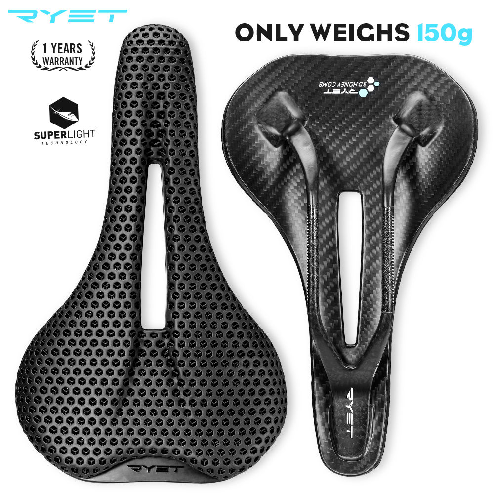 เบาะจักรยาน RYET T50 คาร์บอนไฟ - Carbon Fiber Saddle บทวิจารณ์และราคา