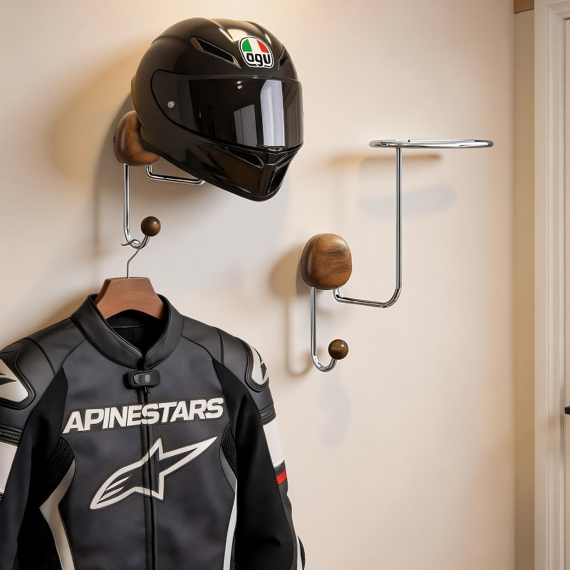 ชั้นวางหมวกกันน็อคแบบติดผนัง ไ - Cycling Gear Storage Rack บทวิจารณ์และราคา