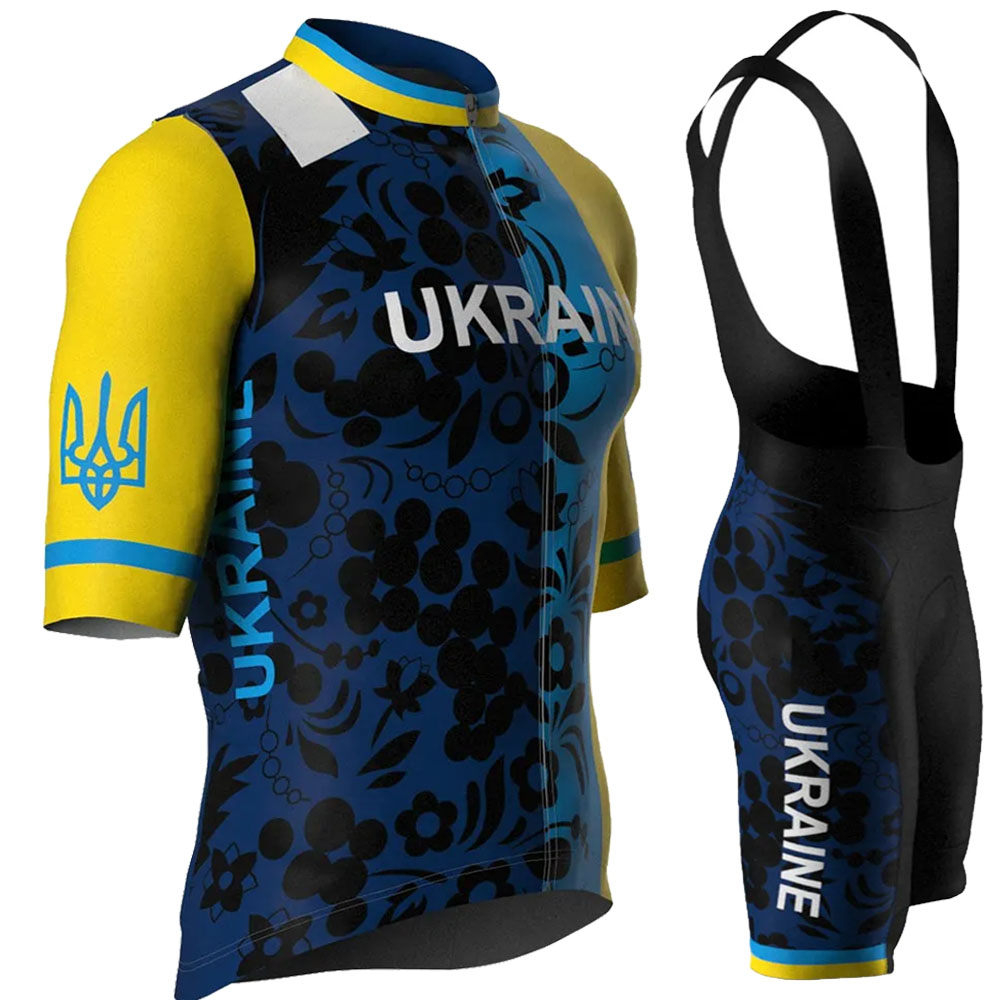 ชุดเสื้อจักรยานทีมชาติยูเครน 2 - Cycling Bib Shorts บทวิจารณ์และราคา