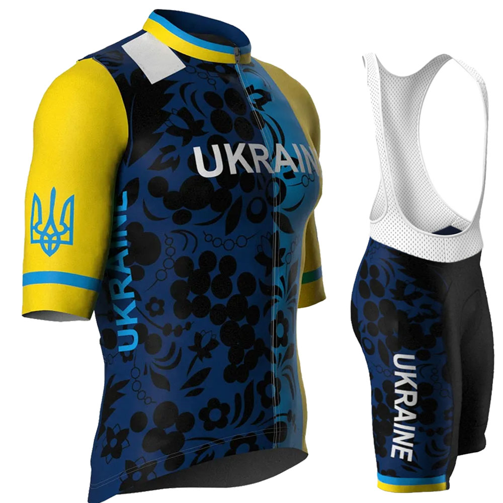 ชุดเสื้อจักรยานทีมชาติยูเครน 2 - Cycling Bib Shorts บทวิจารณ์และราคา