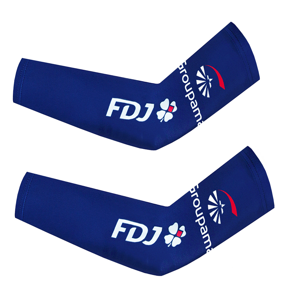 2025 FDJ Groupขี่จักรยานอุ่นMT - Cycling Arm Warmers บทวิจารณ์และราคา